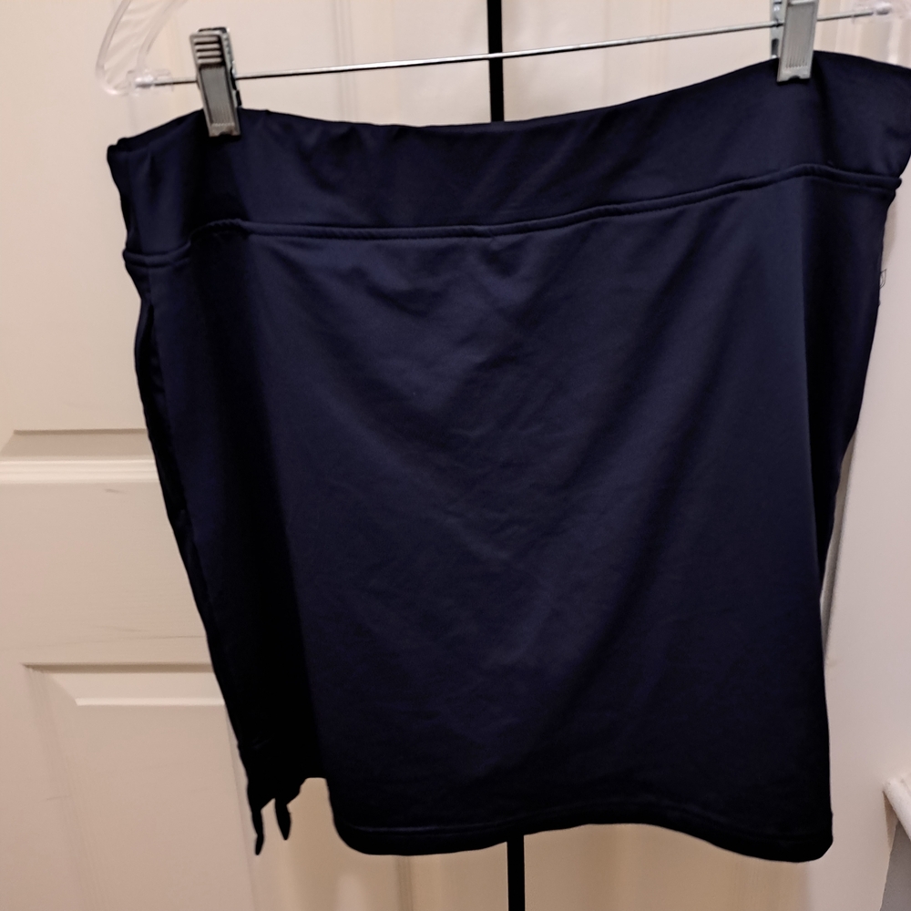 Bette & Court Navy Blue Golf Skorts Womens L - Picture 2 of 4